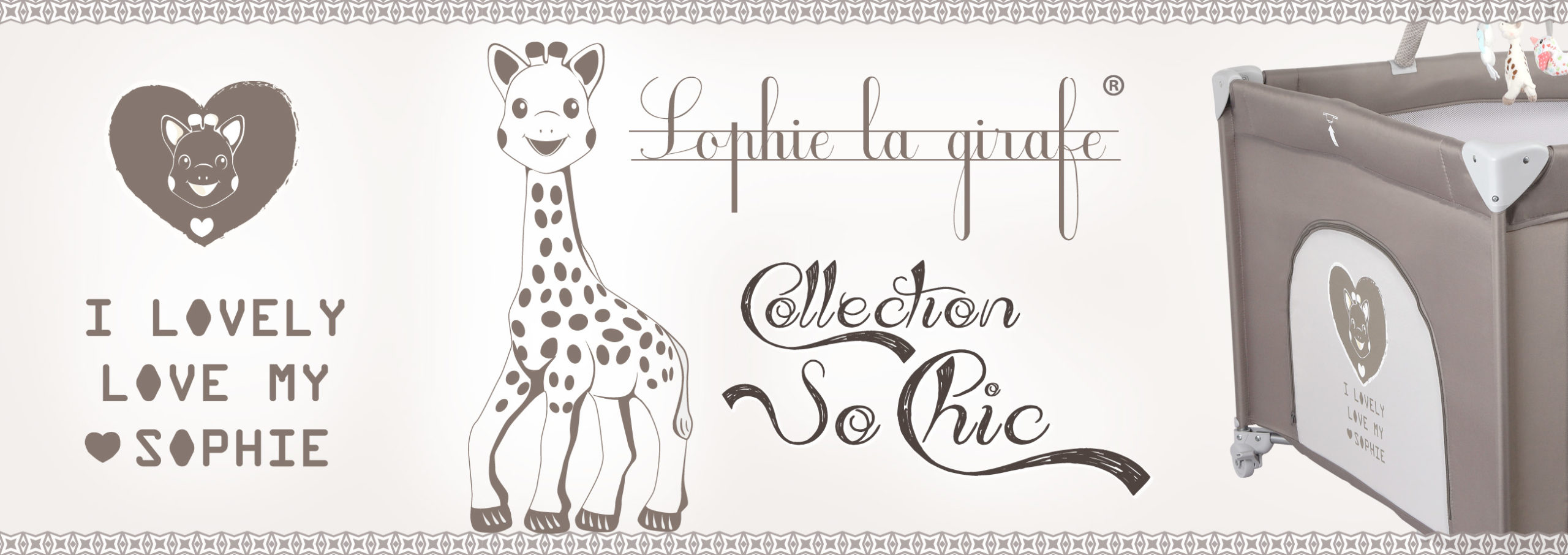 Chaise Haute Bébévision Sophie la Girafe® So Chic RENOLUX, Vente